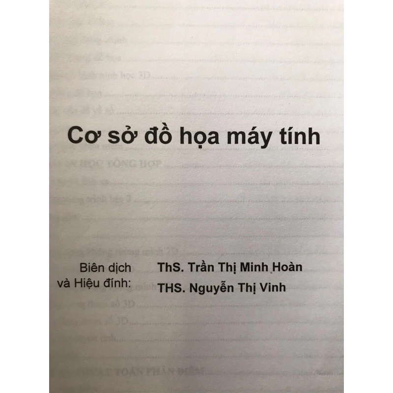 CƠ SỞ ĐỒ HỌA MÁY TÍNH 466340