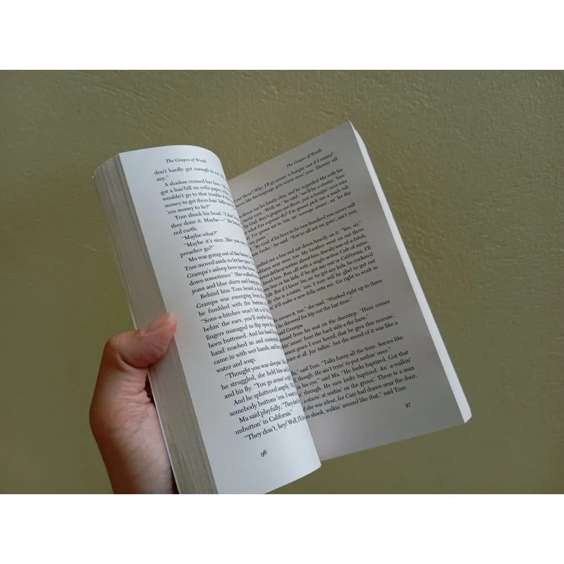 The grapes of wrath, english book, sách tiếng Anh  990967