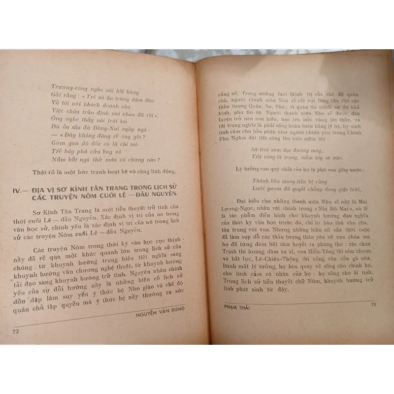 PHẠM THÁI VÀ SƠ KÍNH TÂN TRANG - NGUYỄN VĂN XUNG 705108