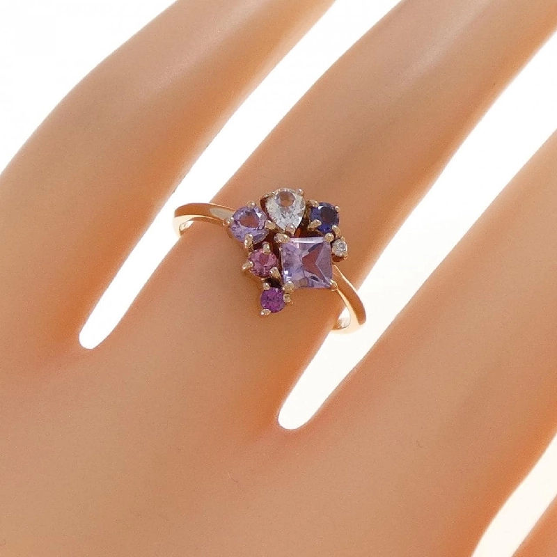 K18PG Nhẫn Đá Màu - Hàng hiệu Chính hãng 846426