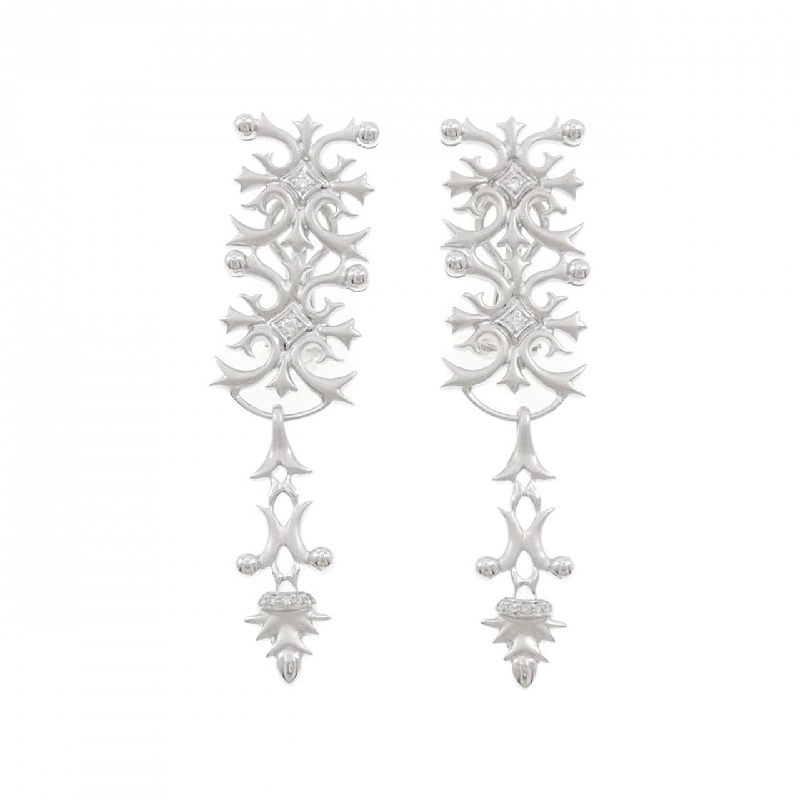 K18WG Bông tai/Khuyên tai kim cương 0.15CT - Hàng hiệu Chính hãng 869293