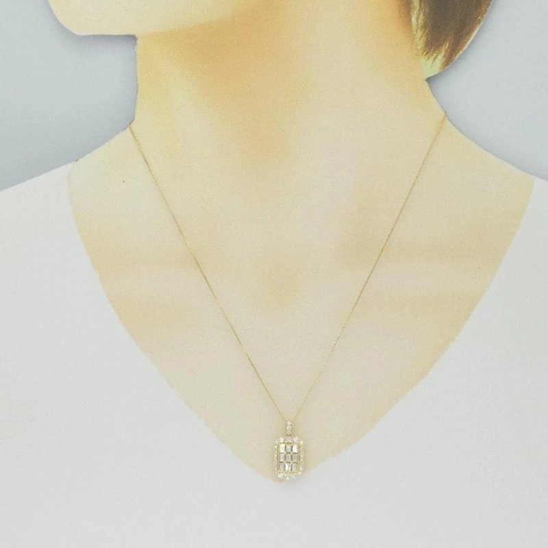 Dây chuyền kim cương K18YG 1.00CT - Hàng hiệu Chính hãng 858777