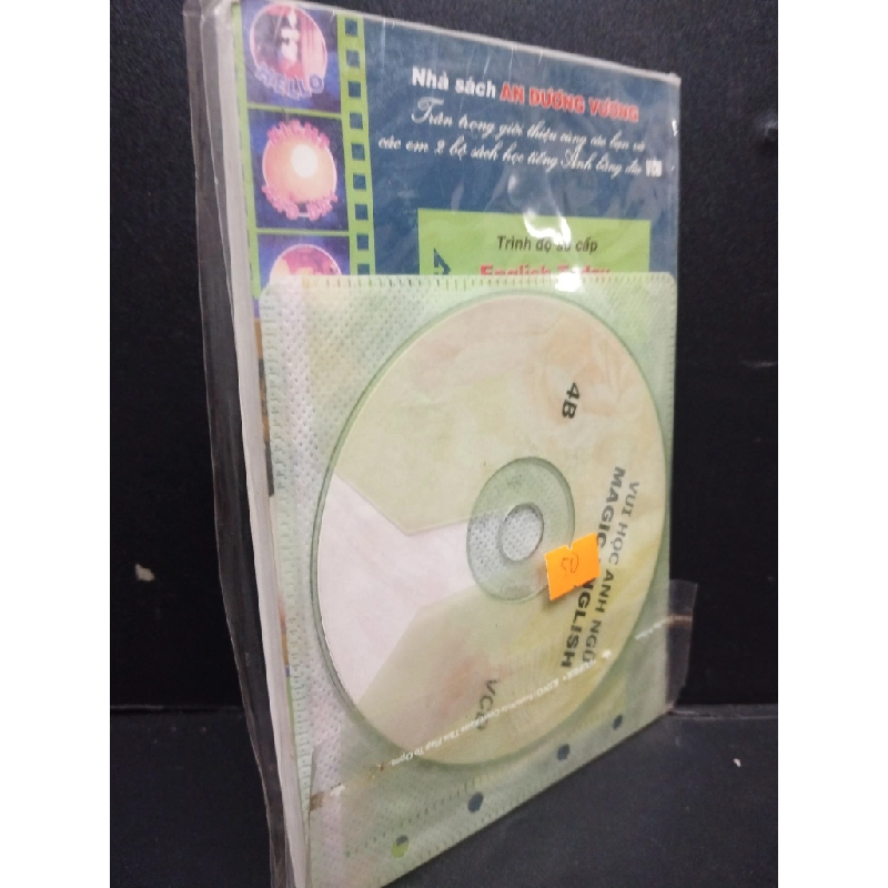 Magic English - Vui học Anh ngữ tập 4 (có seal, kèm 2 CD) mới 80% ố bẩn HCM2405 Đặng Ngọc Dũng Tiến - Nguyễn Hữu Lộc SÁCH HỌC NGOẠI NGỮ 146914