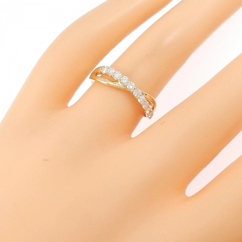 Nhẫn kim cương K18YG 0.30CT - Hàng hiệu Authentic 852608