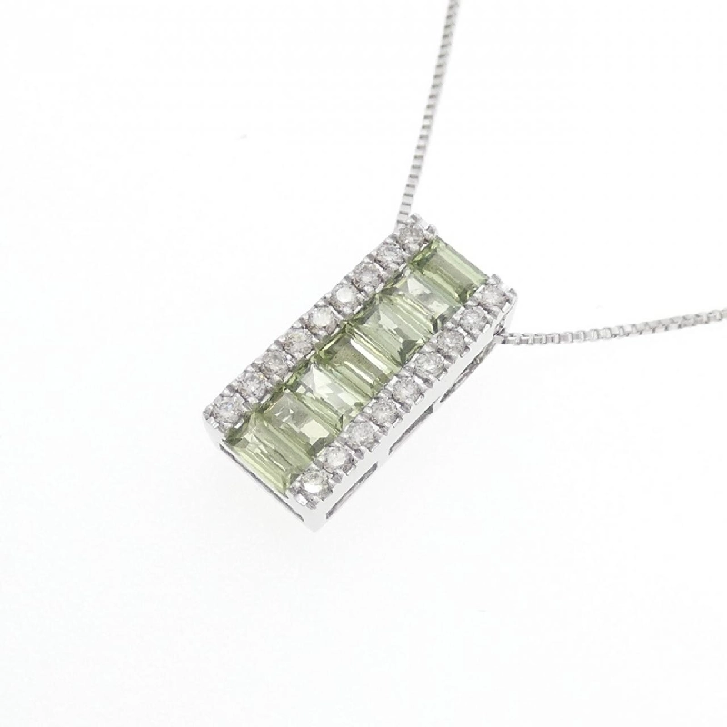 Dây chuyền Sapphire K18WG 0.80CT - Hàng hiệu Chính hãng 859756