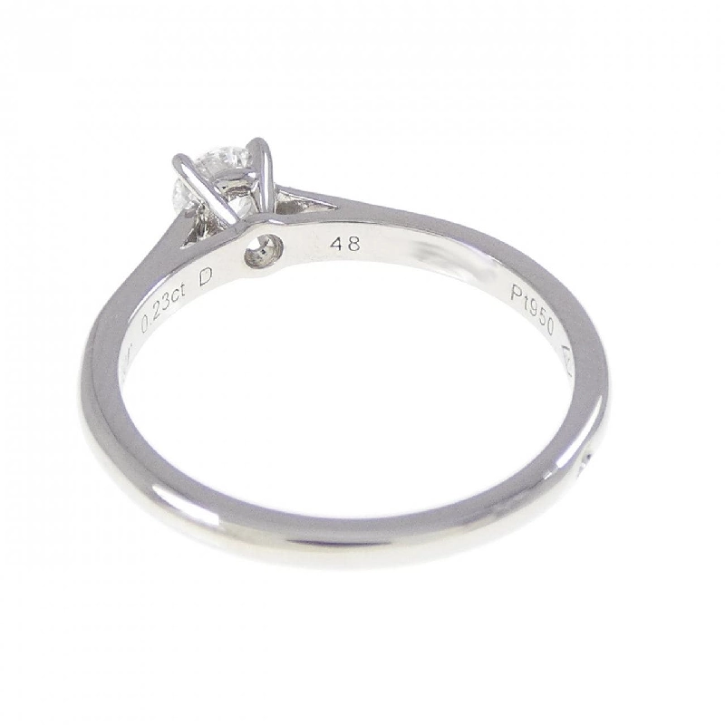 Cartier 1895 Solitaire Nhẫn 0.23CT E VVS1 VG - Hàng hiệu Chính hãng 837485