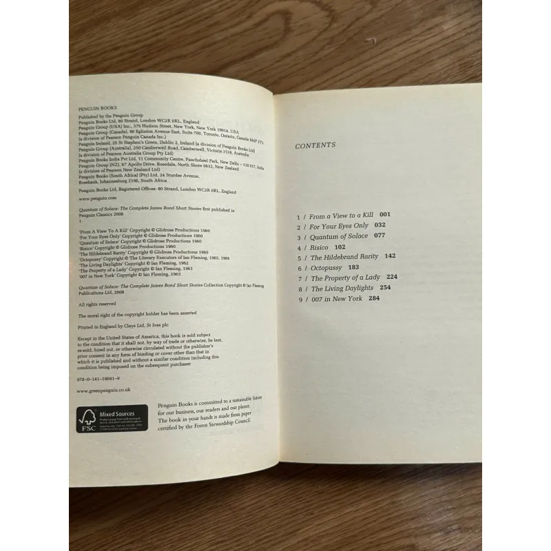 Quantum of Solace - Ian Fleming 787582