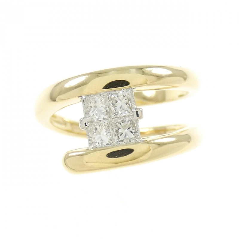 Nhẫn kim cương K18YG/K18WG 0.51CT 670861