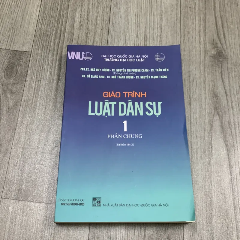 Giáo trình luật dân sự 1, phần chung  747246