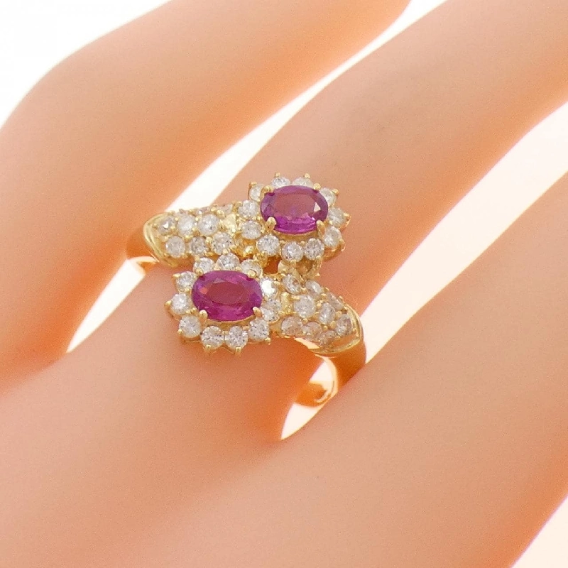 Nhẫn Ruby K18YG 0.60CT - Hàng hiệu Chính hãng 854645