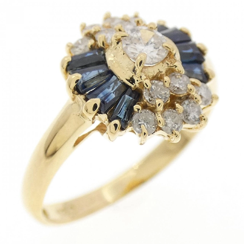 Nhẫn Sapphire K18YG - Hàng hiệu Chính hãng 853629