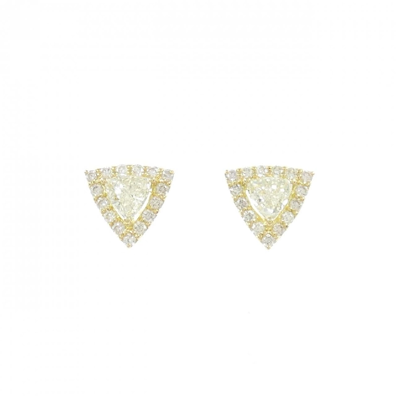 Bông tai kim cương K18YG 0.60CT - Hàng hiệu chính hãng 877067