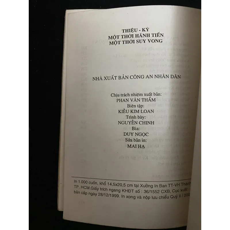 Thiệu Kỳ: một thời hãnh tiến - một thời suy vong- Lý Nhân 1032065