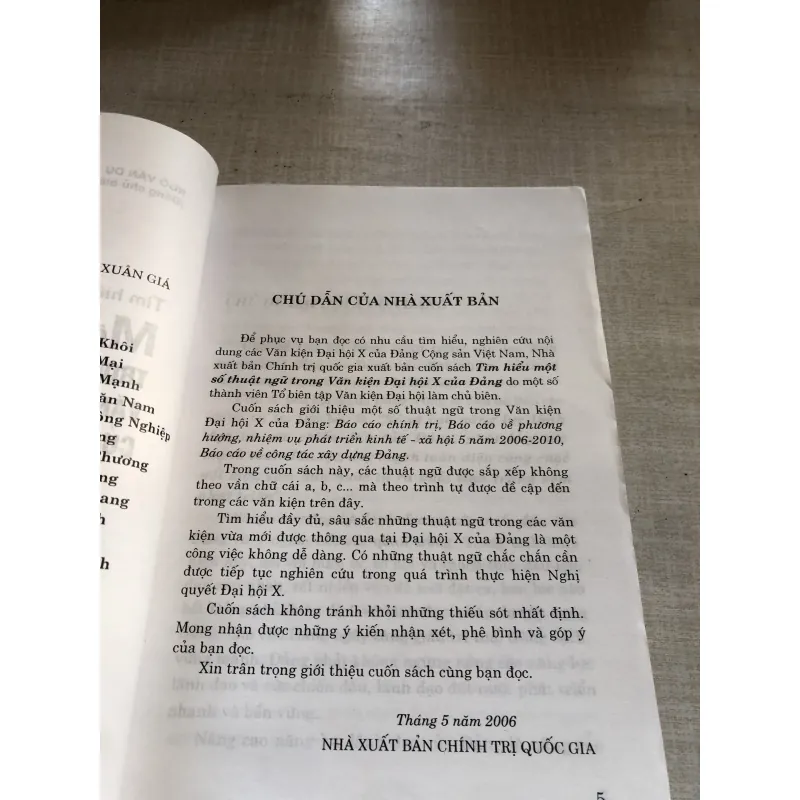 Tìm hiểu Một số thuật ngữ trong Văn kiện Đại hội X của Đảng 781958