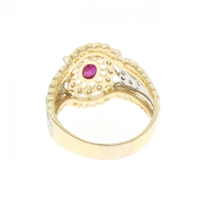 Nhẫn Ruby K18YG/PT900 0.43CT - Hàng hiệu Chính hãng 850638