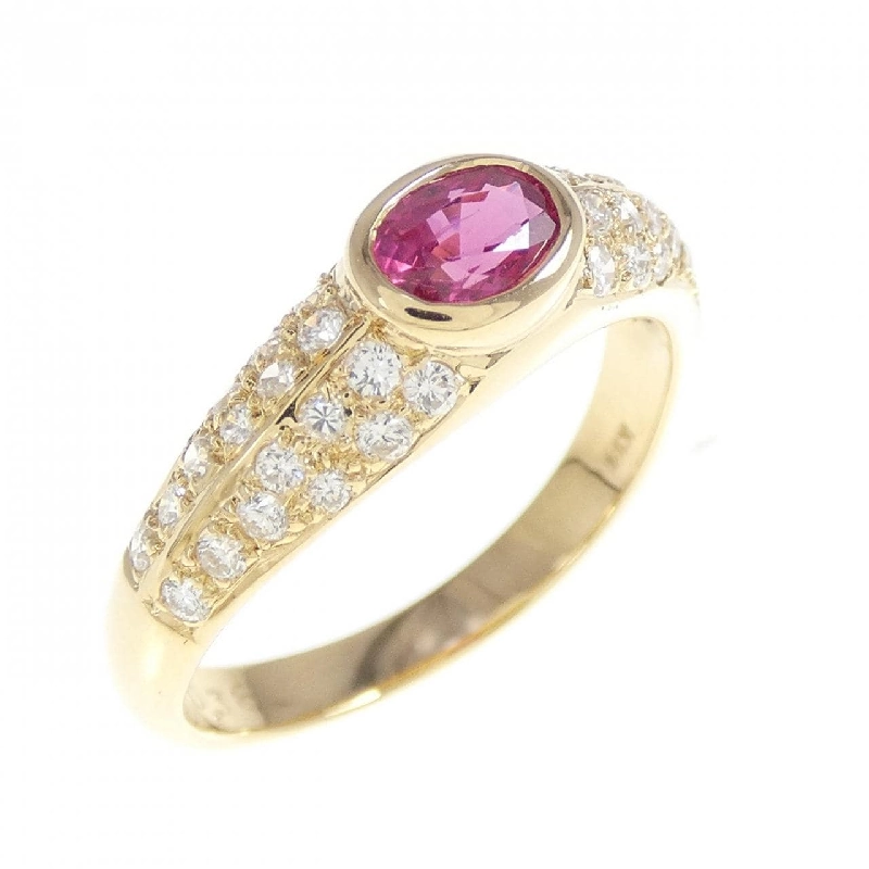 Nhẫn ruby K18YG 0.53CT 670680