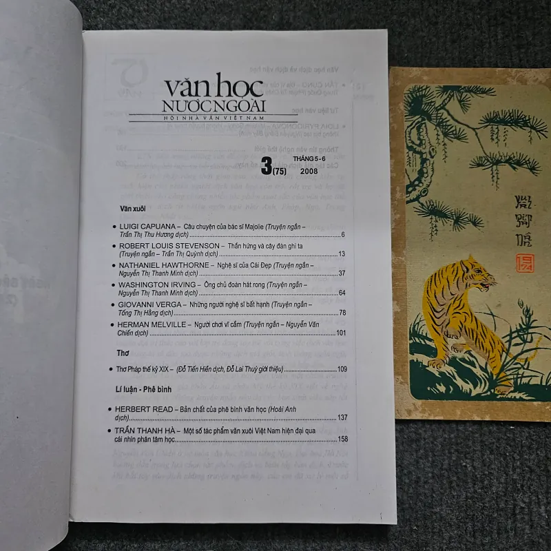 Tạp chí văn học nước ngoài số 3 - 2008 745354