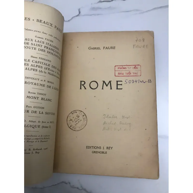 ROME - GABRIEL FAURE (1925) 599277