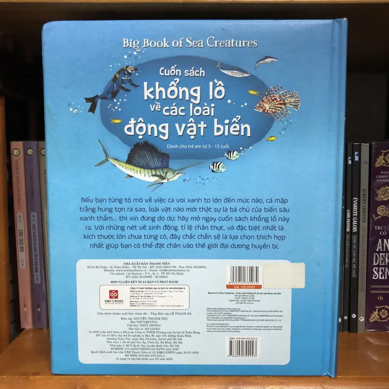 Cuốn Sách Khổng Lồ Về Các Loài Động Vật Biển - Minna Lacey  1050287