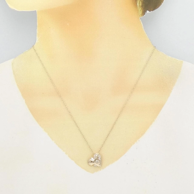 Dây chuyền kim cương hình trái tim Kashikei 0.40CT - Hàng hiệu Authentic 845861