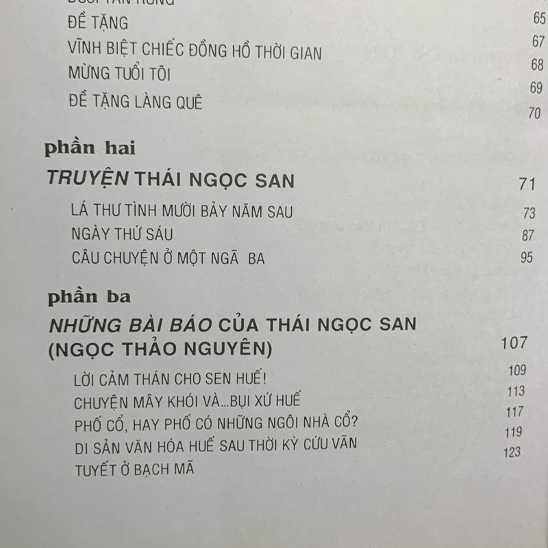 Thái Ngọc San khát vọng và tình ca để lại 187399