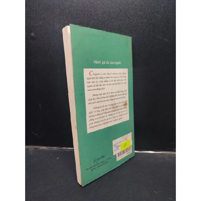 [Phiên Chợ Sách Cũ] Cuộc đời, cuộc chơi, luật chơi - Mười quy tắc làm người - Hoàng Minh Thức 20032303 419157
