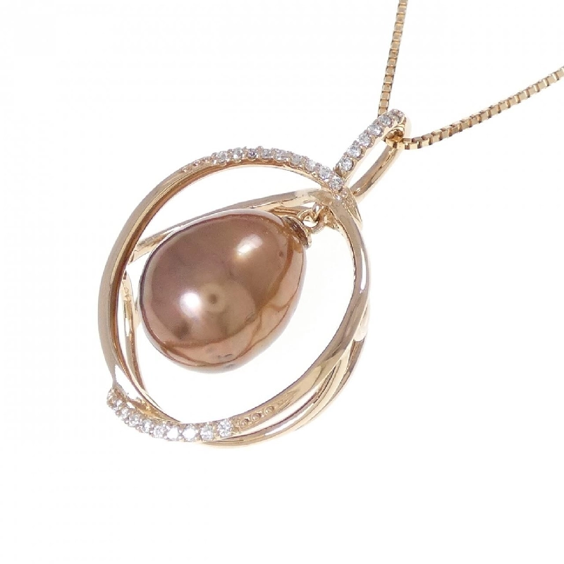 K18PG Ngọc trai đen cổ điển - Hàng hiệu Chính hãng 860803