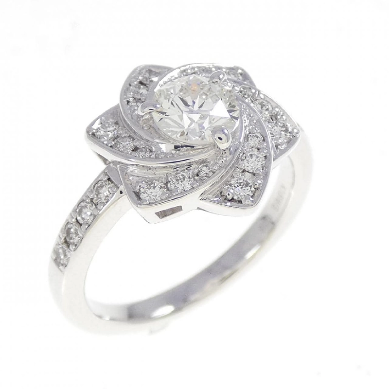 Nhẫn kim cương K18WG 0.519CT I VVS1 cắt hình fancy - Hàng hiệu Authentic 874804