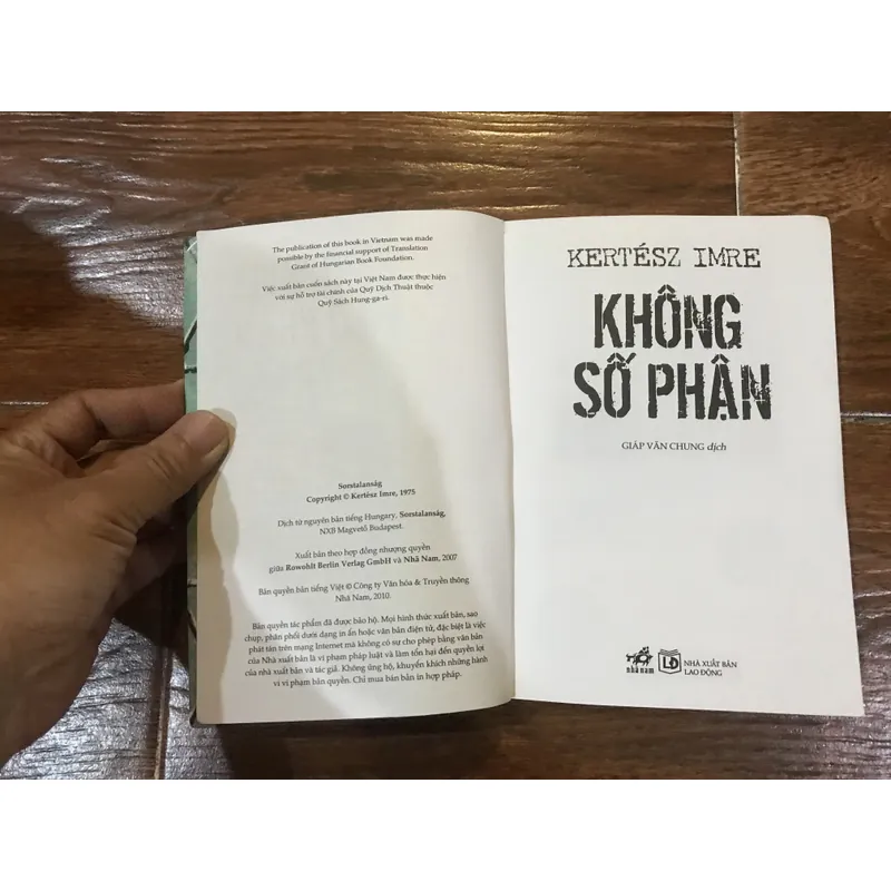Không số phận - Kertesz Imre (6) 733091