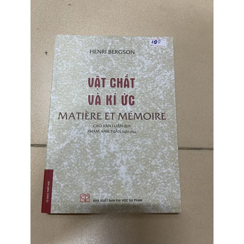 Vật chất và kí ức - Henri Bergson (c43) 975431