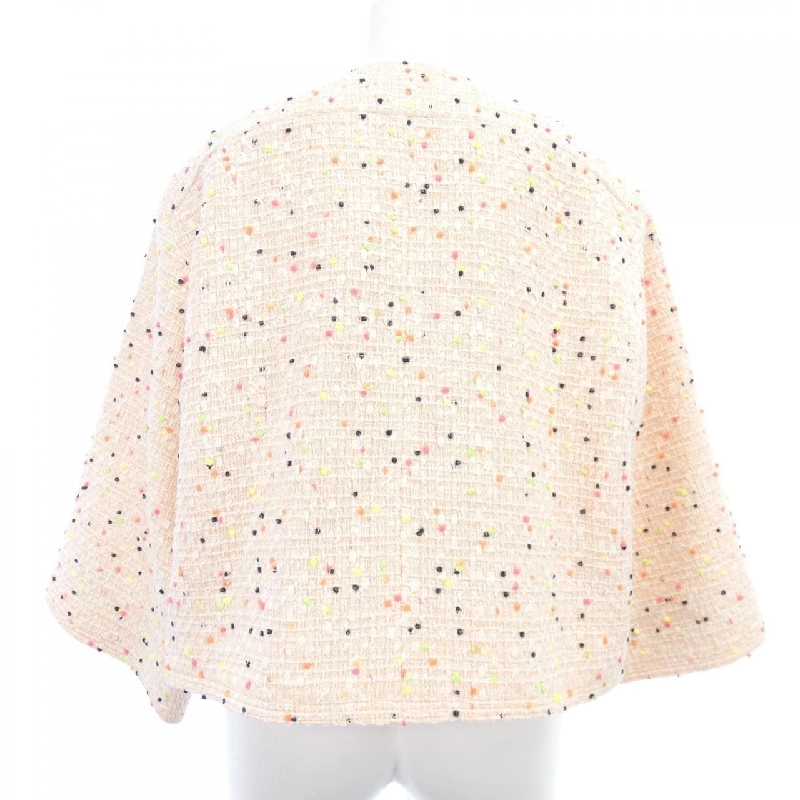 Áo khoác không cổ CHANEL 636075