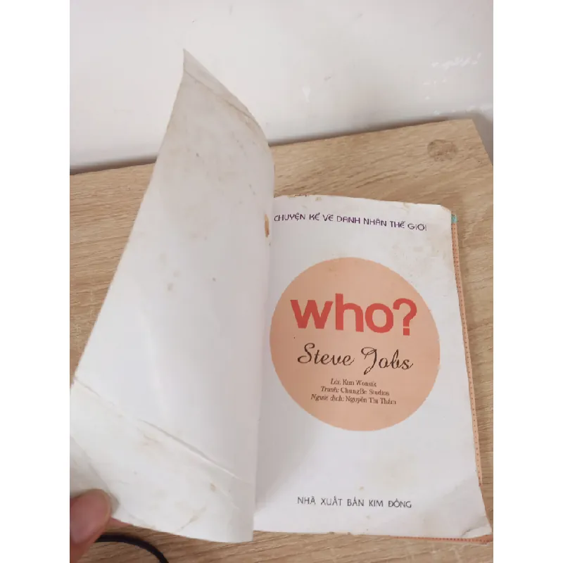 [Phiên Chợ Sách Cũ] Chuyện Kể Về Danh Nhân Thế Giới - Who? Steve Jobs (2018) - Kim Wonsik S2107 508713