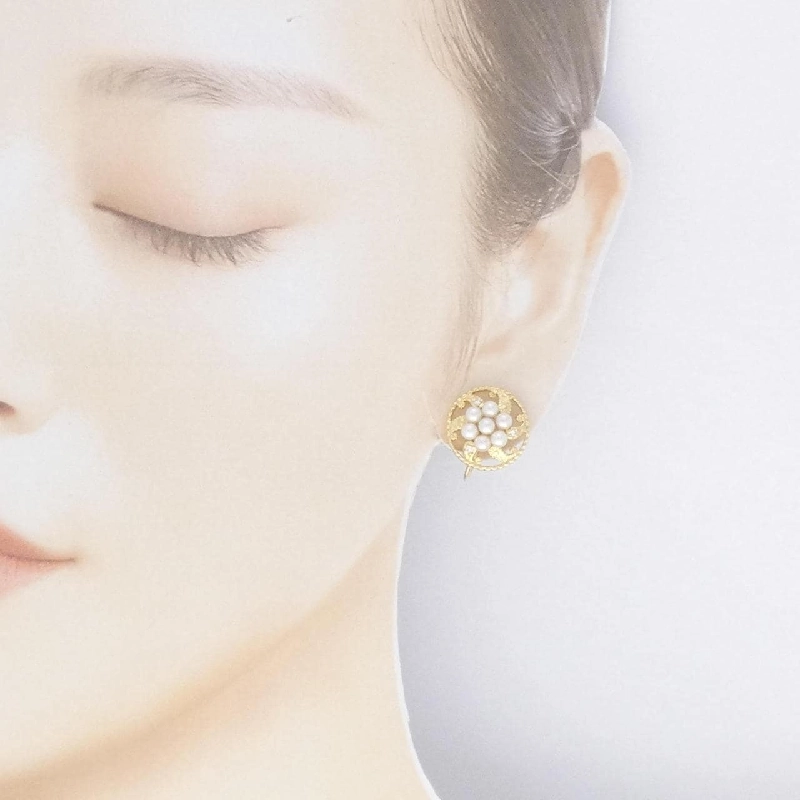 Bông tai ngọc trai Akoya Mikimoto - Hàng hiệu Authentic 846402