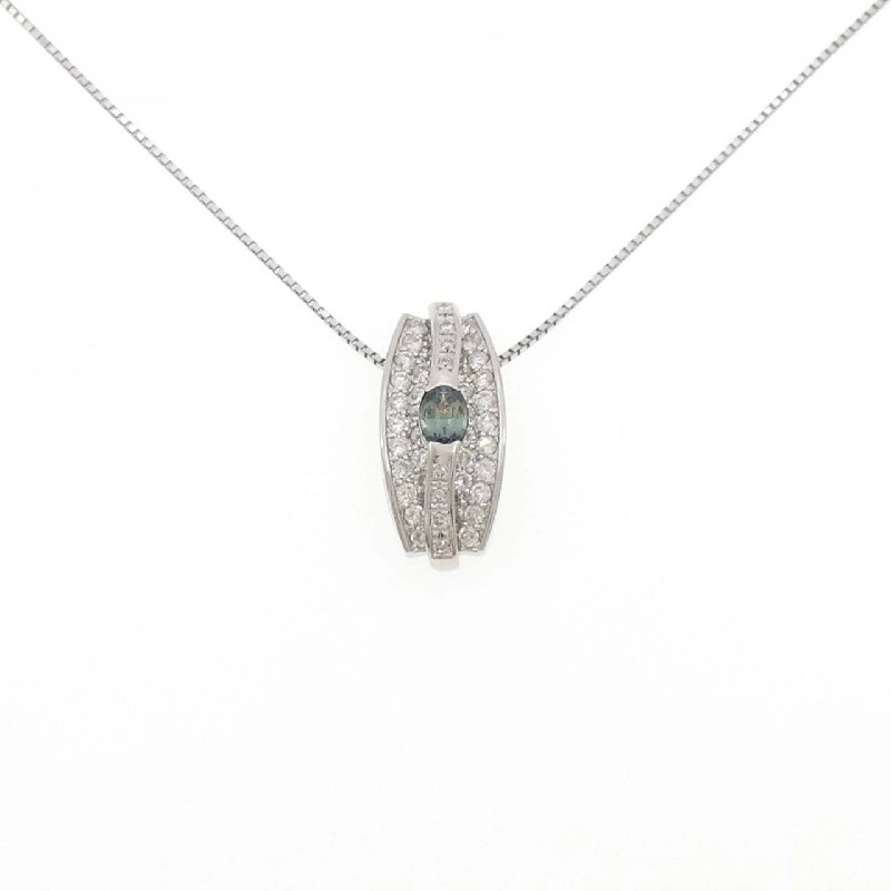 Dây chuyền Alexandrite PT900/PT850 0.455CT - Hàng hiệu Authentic 858737