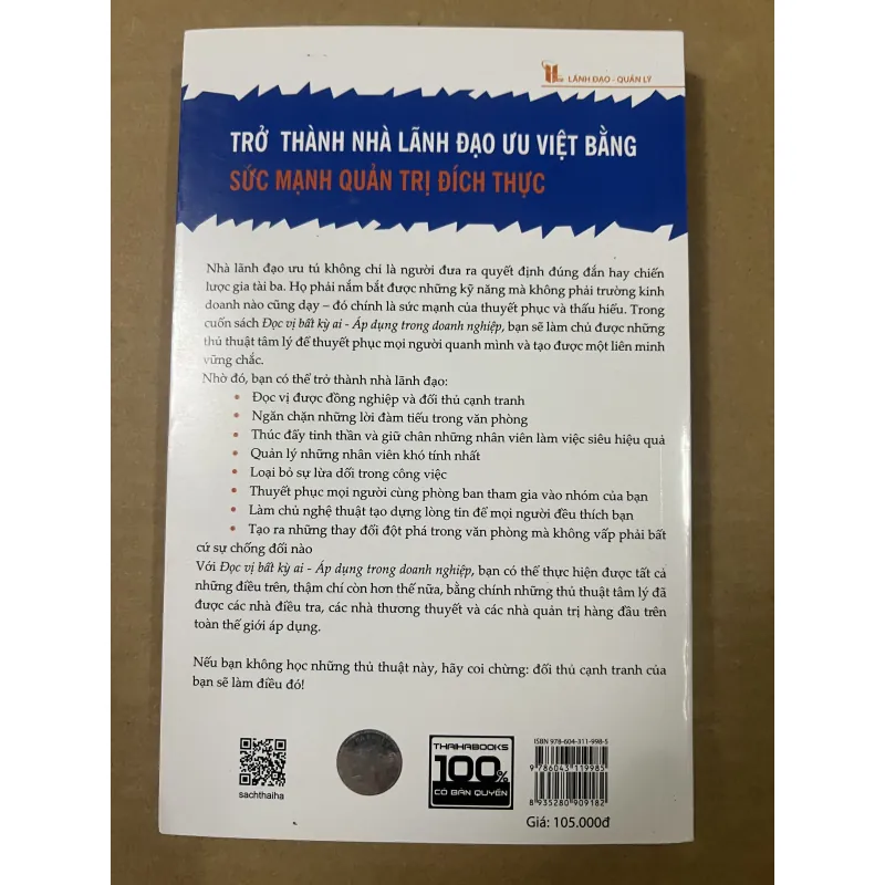 Đọc vị bất kỳ ai áp dụng trong doanh nghiệp 1010392