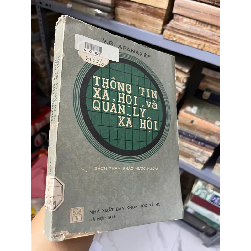 Thông tin xã hội và quản lý xã hội - V. G. Afanaxép - Xã hội học / Quản lý 1023862