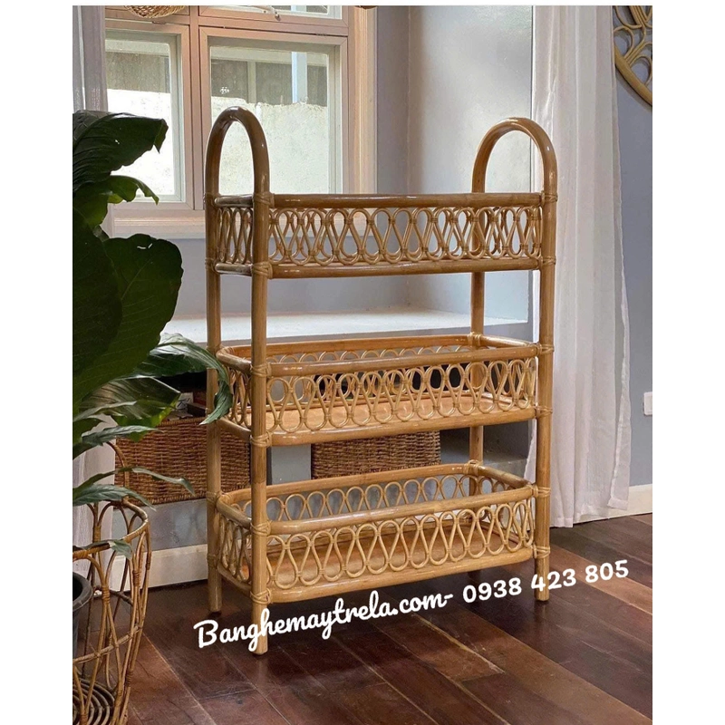Kệ mây tre đan tự nhiên 464118