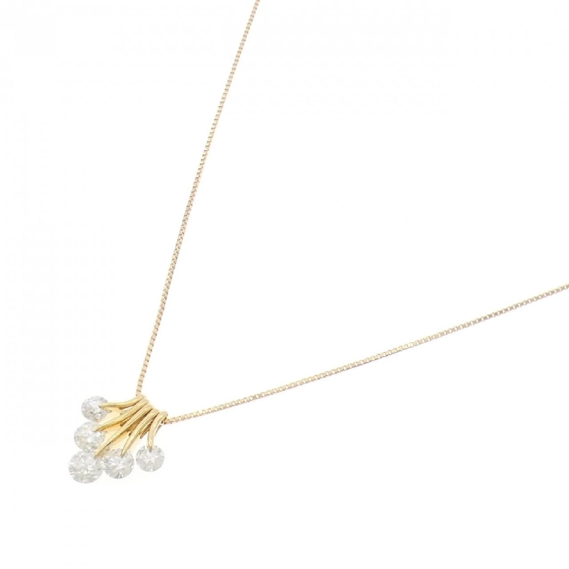 K18YG 2WAY Dây chuyền kim cương 2.00CT - Hàng hiệu Chính hãng 858735