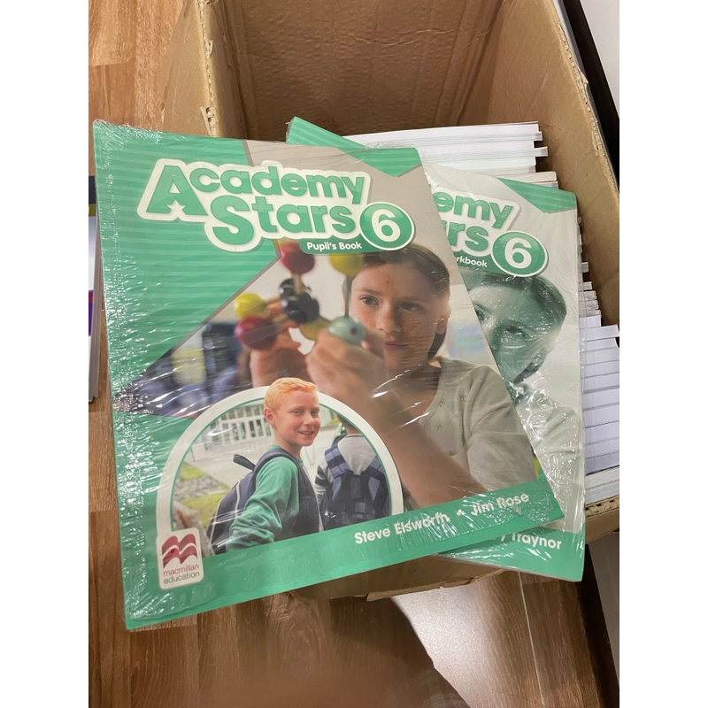 Bộ sách bản quyền các cấp độ Academy Star Starter,1,2,3,4,5,6 534233