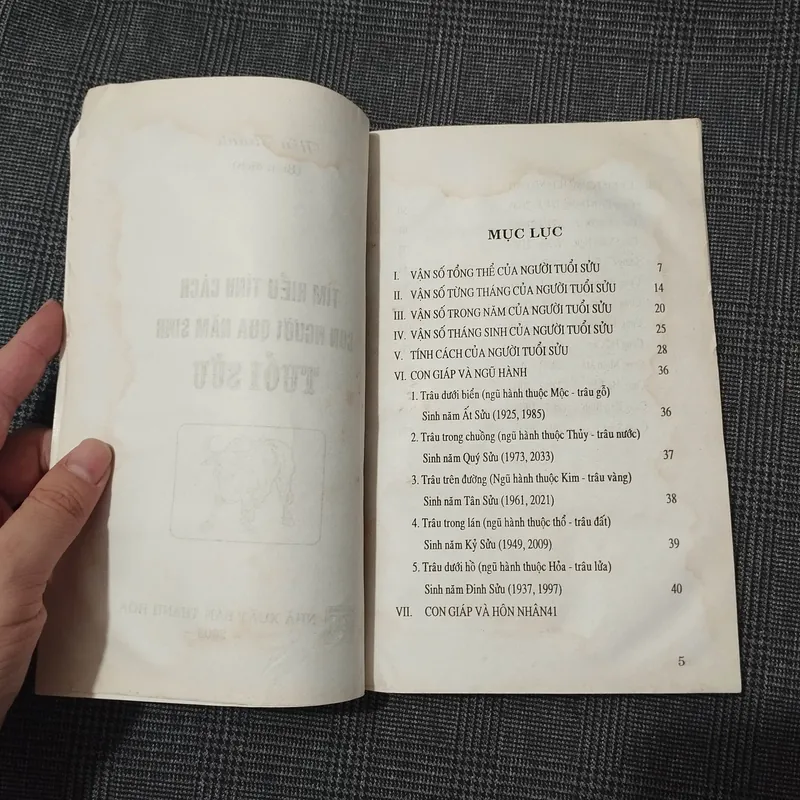 Tìm Hiểu Tính Cách Con Người Qua Năm Sinh - Tuổi Sửu - Tiến Thành (biên soạn) 597065