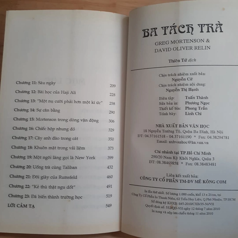 Ba Tách Trà - Greg Mortenson & David Oliver Relin 444220