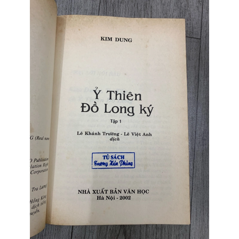 Ỷ thiên đồ long ký. Bộ 8 tập. 4a2 538043