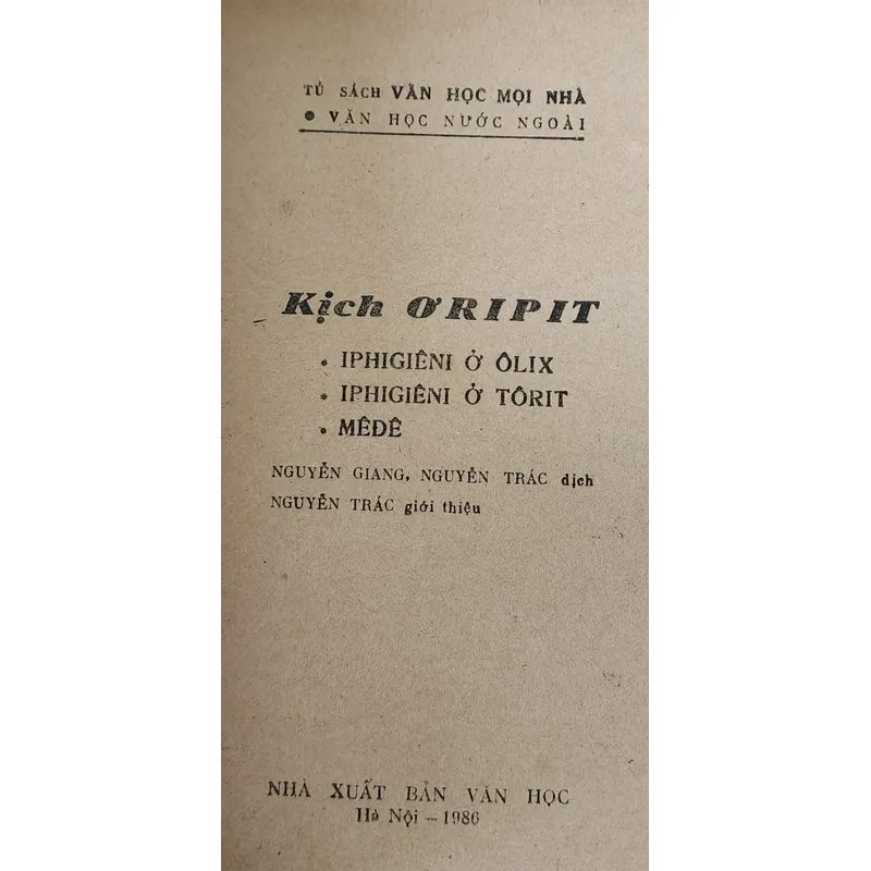 Kịch EURIPIDES  708621