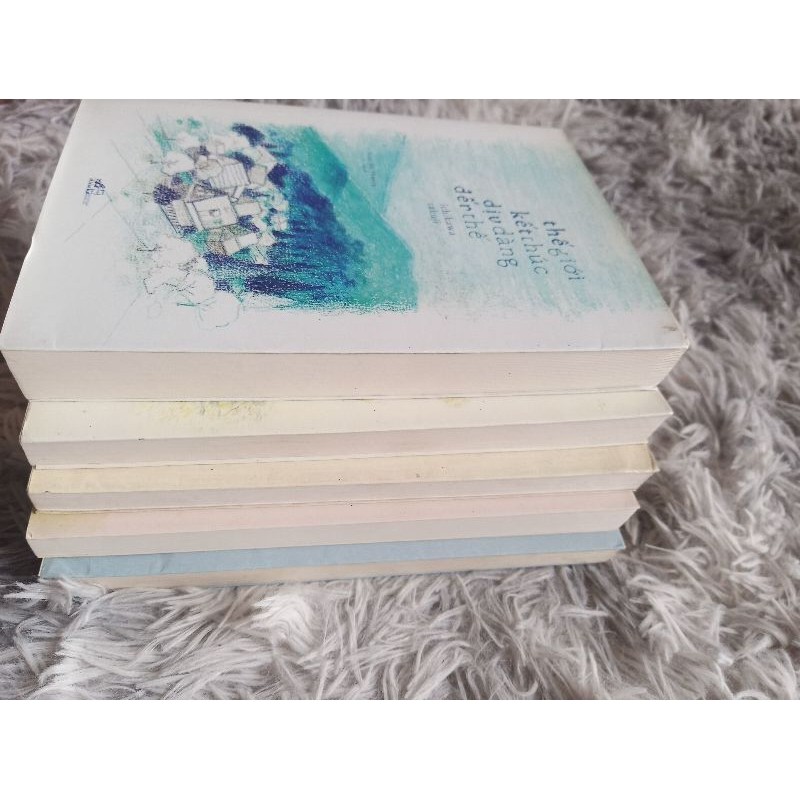 Combo 5 cuốn của tác giả Ichikawa Takuji - thế giới kết thúc dịu dàng đến thế 112769
