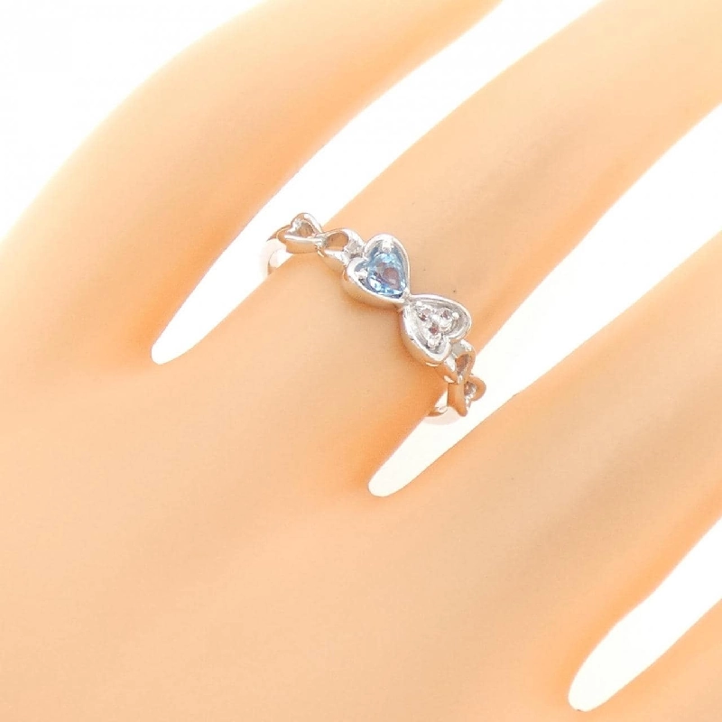 Nhẫn Blue Topaz K10WG 0.13CT 667665