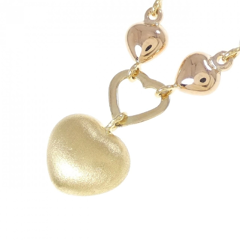 K18 Ba màu Heart Necklace - Hàng hiệu Authentic 859446