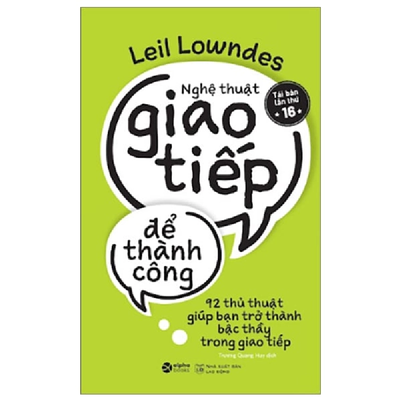 Nghệ Thuật Giao Tiếp Để Thành Công - Leil Lowndes ASB.PO Oreka-Blogmeo120125 375934