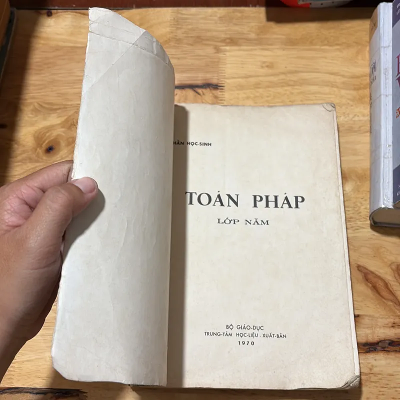 II Sách Xưa: Toán Pháp _ Lớp Năm - 1970 694044