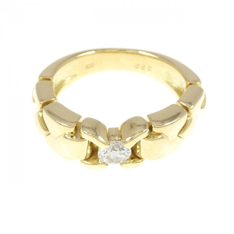 Nhẫn kim cương K18YG 0.22CT 672946