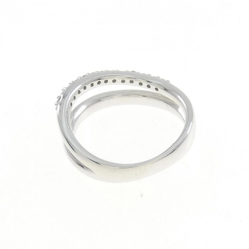 Nhẫn pinky kim cương K18WG 0.13CT 673559